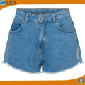 2018 Mulheres Primavera Casual Slim Fit Mini Algodão Denim Shorts